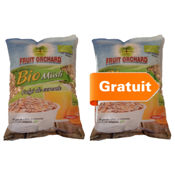 Fulgi cereale (baza muesli) BIO Driedfruits – 500 g (Pachet 1+1 gratis) Dried Fruits Cereale Fulgi